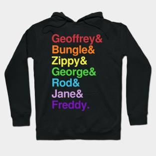 Rainbow Rainbow list Hoodie